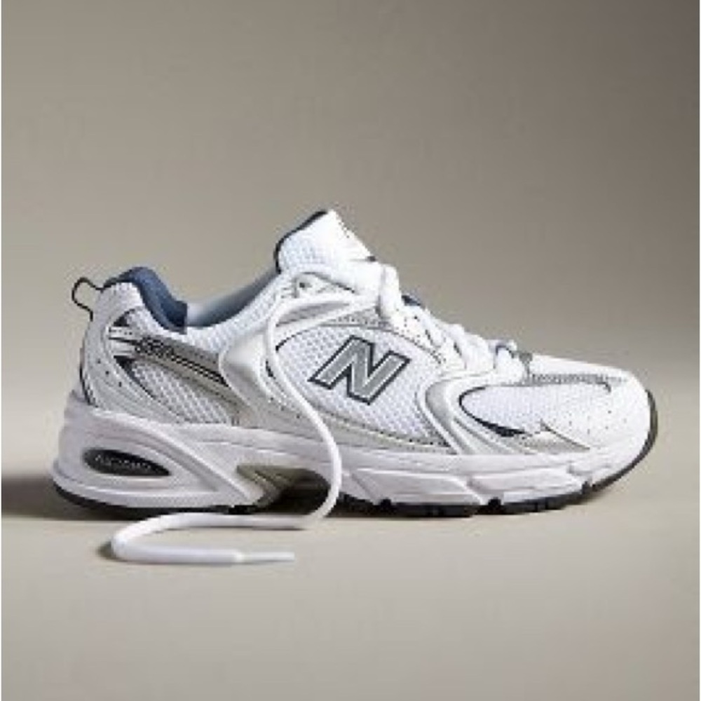 New Balance White and Gray Women's Sneakers